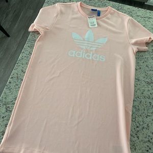 Pink Adidas T-shirt Dress